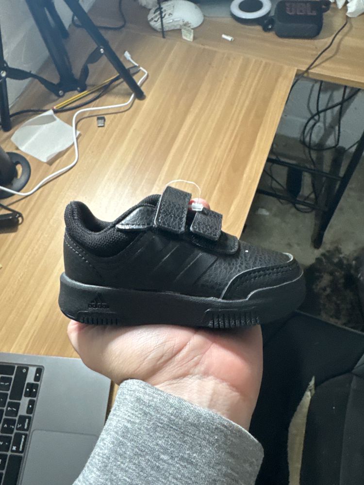 Other Black Children'S Sneaker With Velcro Straps product image