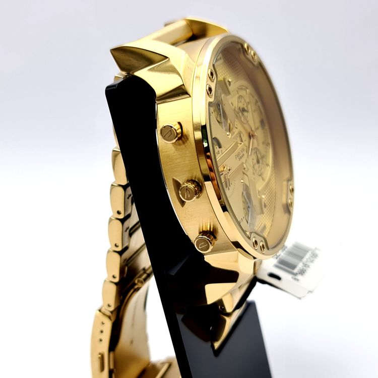 Diesel DZ7399 Gold Stainless Steel Gold Dial Mens Watch image 7