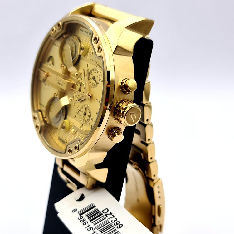 Diesel DZ7399 Gold Stainless Steel Gold Dial Mens Watch image 4