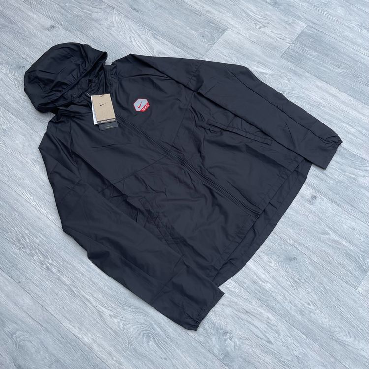 Nike City Side Miler Zip Windbreaker Running Jacket - Black