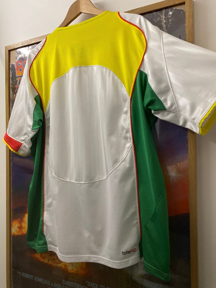 Immagine di AW2025 Nike Total 90 Rasta Piping Panelled White Drifit Tee 3