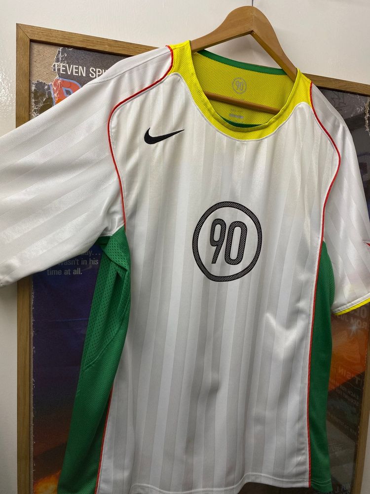 Immagine di AW2025 Nike Total 90 Rasta Piping Panelled White Drifit Tee 7