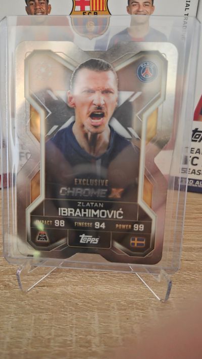 Topps Exclusive Chrome X Zlatan Ibrahimović Trading Card