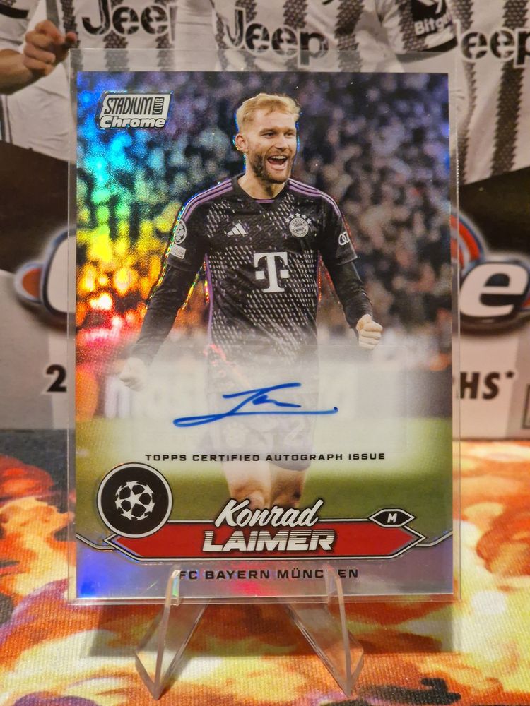 Topps Konrad Laimer Autograph Topps Chrome Stadium  product image