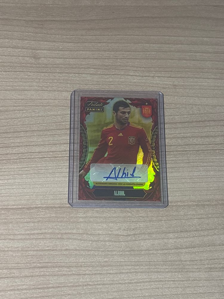 Raul Albiol Auto Tributo Panini