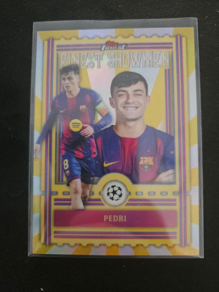 Topps 2025-26 Topps Finest Pedri Finest Showmen FC Barcelona product image