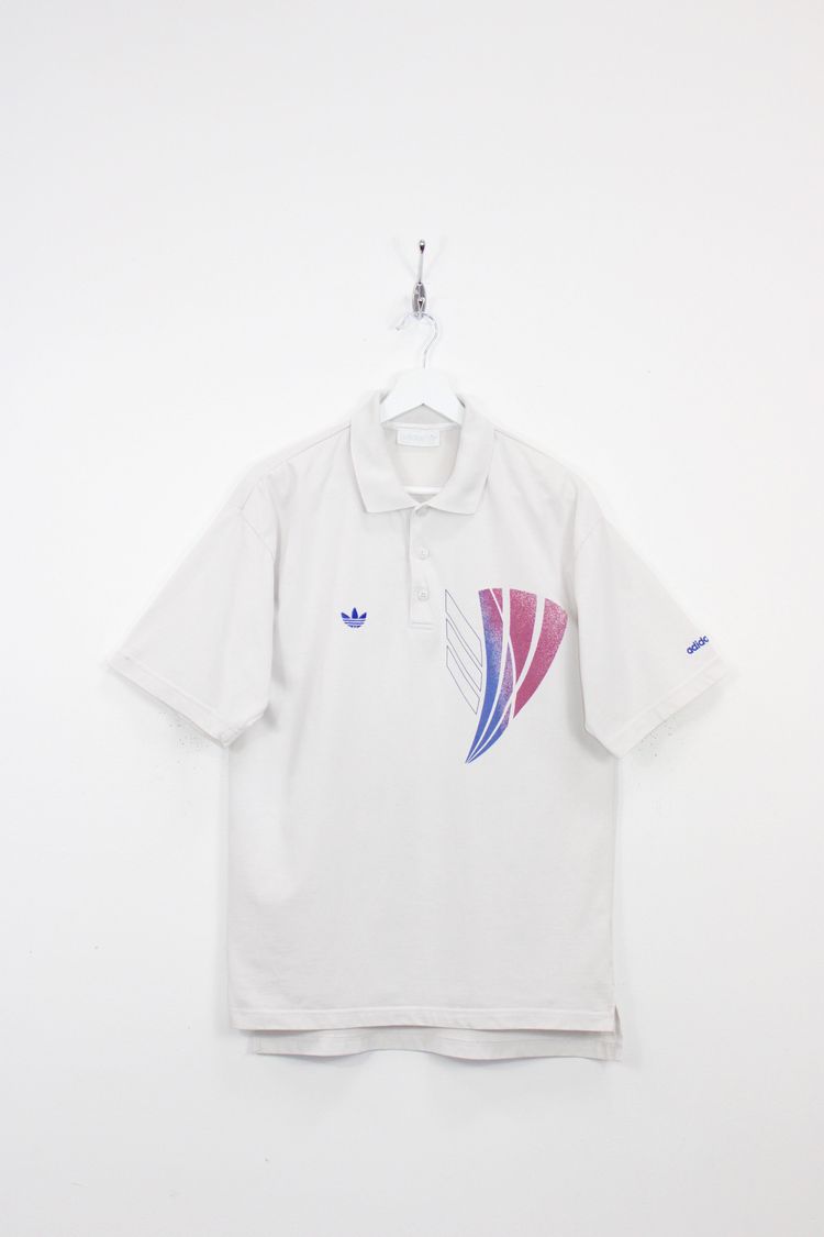 ADIDAS 90'S VINTAGE STEFAN EDBERG 1993 TENNIS POLO SHIRT MEDIUM image 1