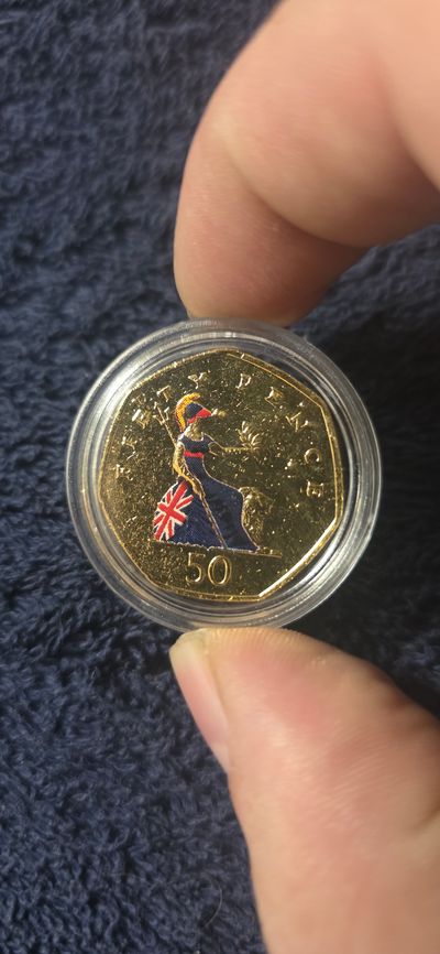 British 50 Pence Coin 1999