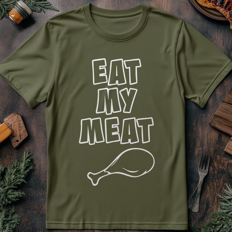 Eat My Meat Funny T-Shirt AU image 1