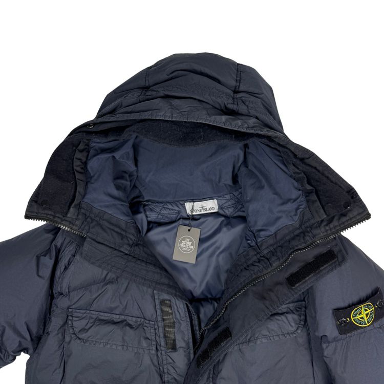 Abrigo Stone Island Garment Dyed Crinkle Reps-NY Down Azul marino - talla M image 4
