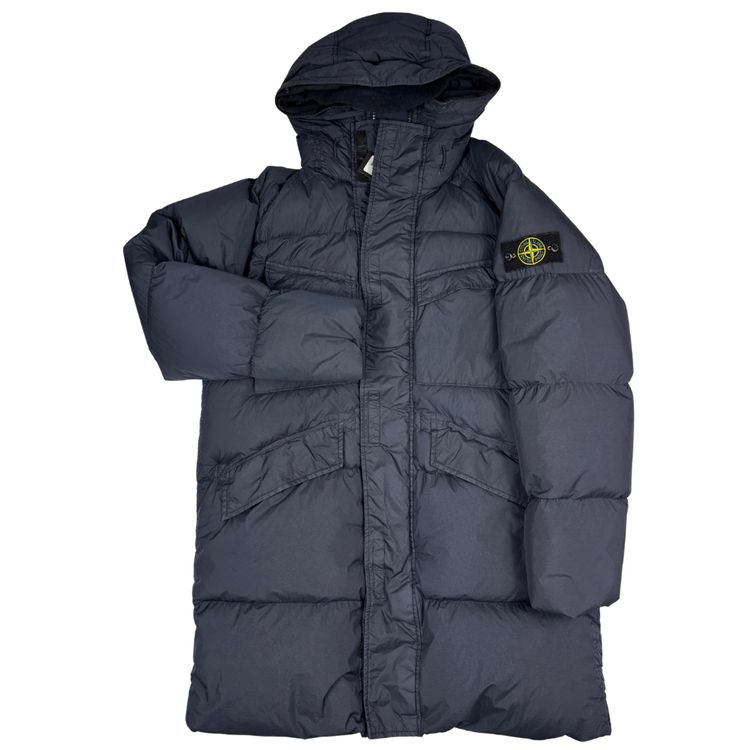 Abrigo Stone Island Garment Dyed Crinkle Reps-NY Down Azul marino - talla M