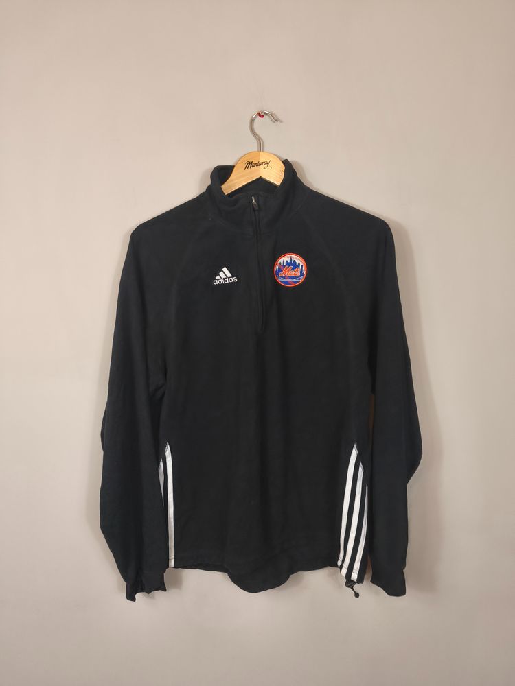 Adidas Originals Adidas Black Fleece Pullover With New York Mets Logo product image