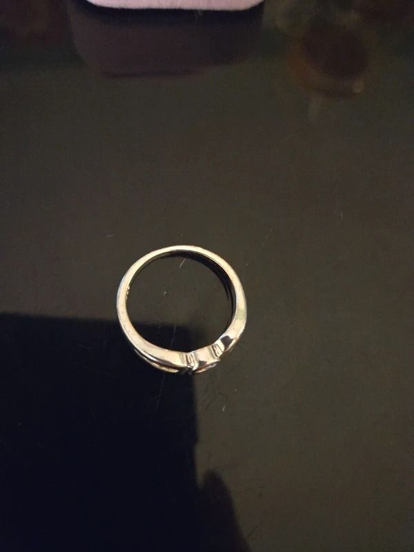 Silver Ring With Three Stones imagen 3