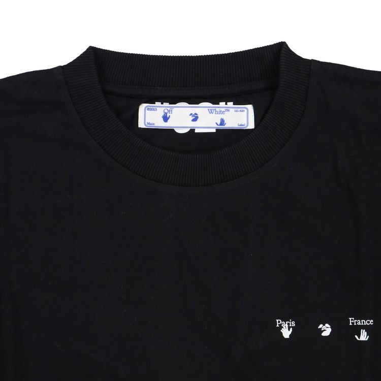 Off-White Black and Red Paris Exclusive Arrows T-Shirt image 2