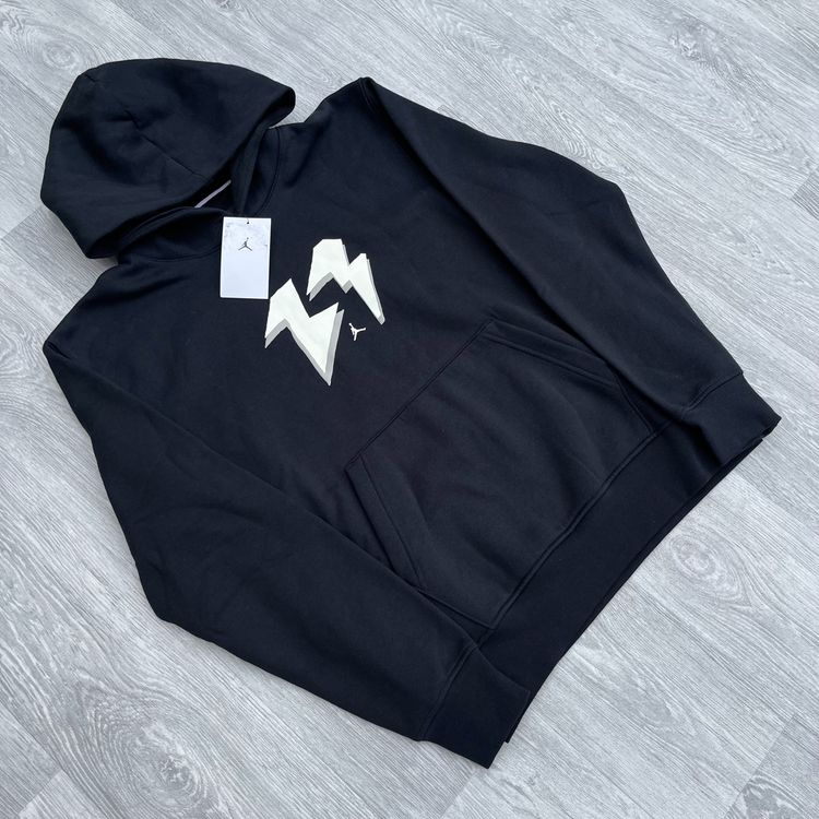 Nike Air Jordan Flight MVP Fleece Tracksuit Hoodie - Black [FB7021-010]