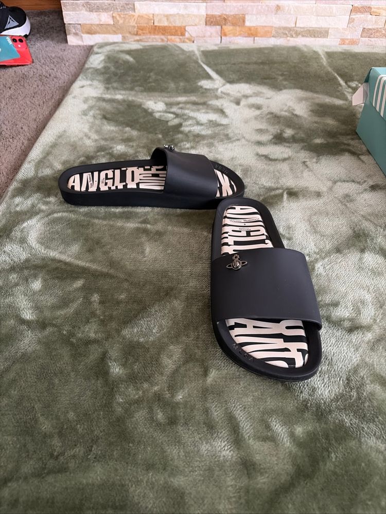 Melissa x Vivienne Westwood Women’s Slides Sandals UK 4 EU 37 Black With Box image 10