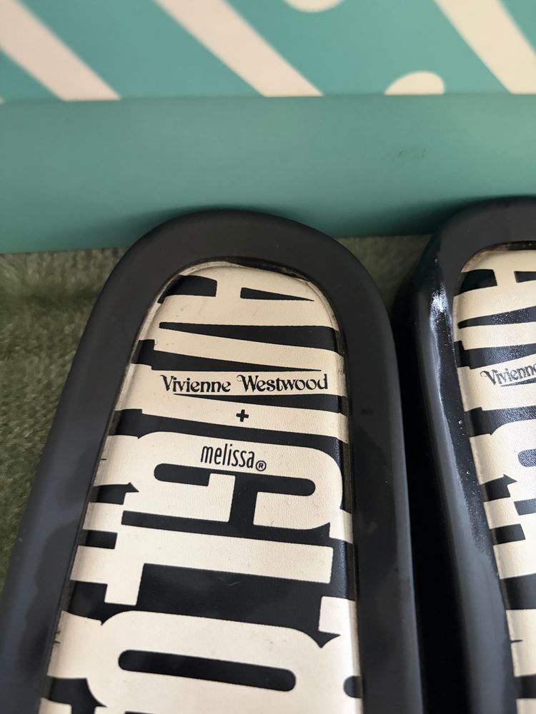 Melissa x Vivienne Westwood Women’s Slides Sandals UK 4 EU 37 Black With Box image 5