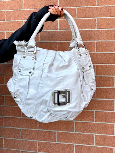 Guess White Handbag