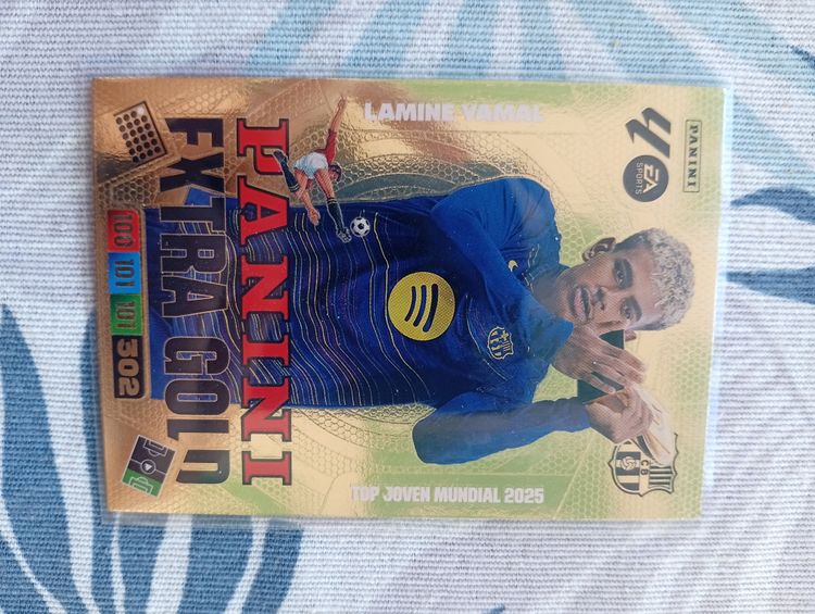 Panini Extra Gold Soccer Trading Card
