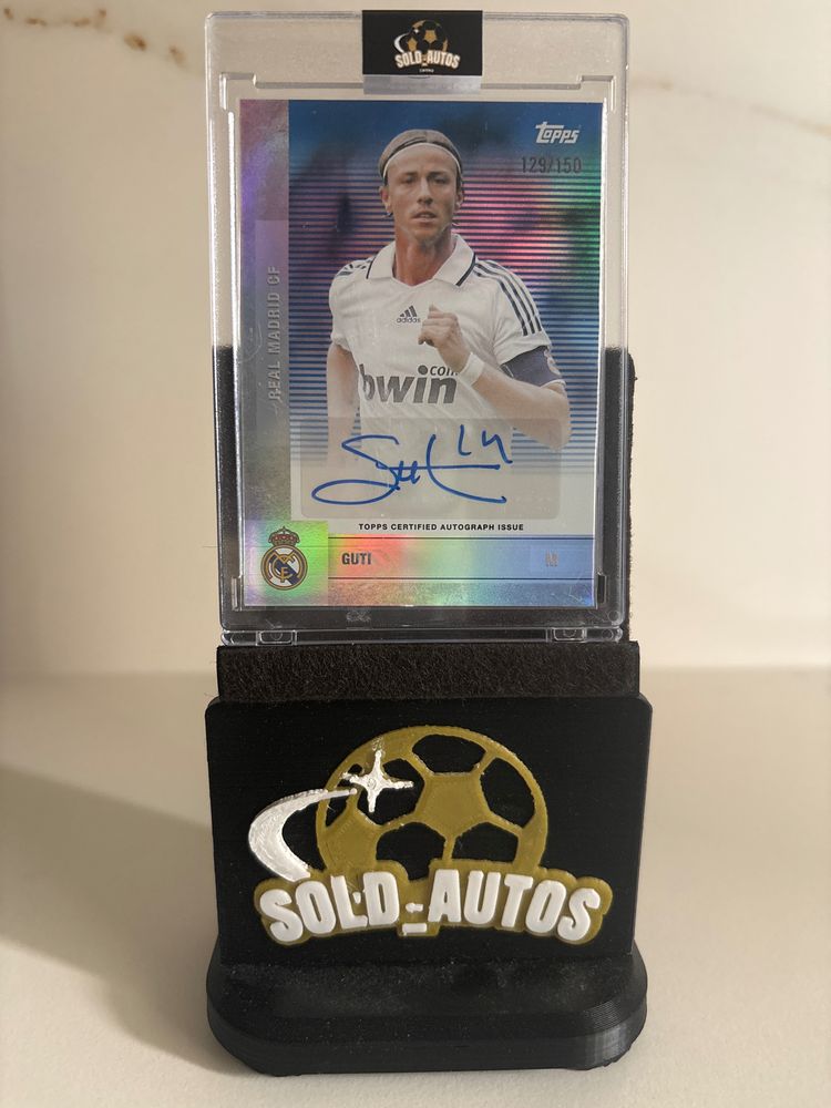 Guti Topps Football Trading Card With Autograph image 1