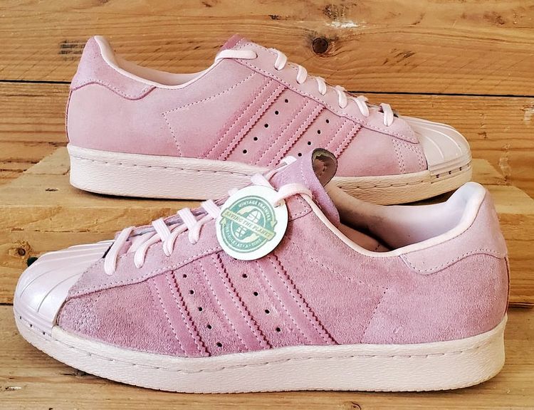 Adidas Superstar Metal Toe Low Suede Trainers UK6/US7.5/EU39 CP9946 Triple Pink obraz 1