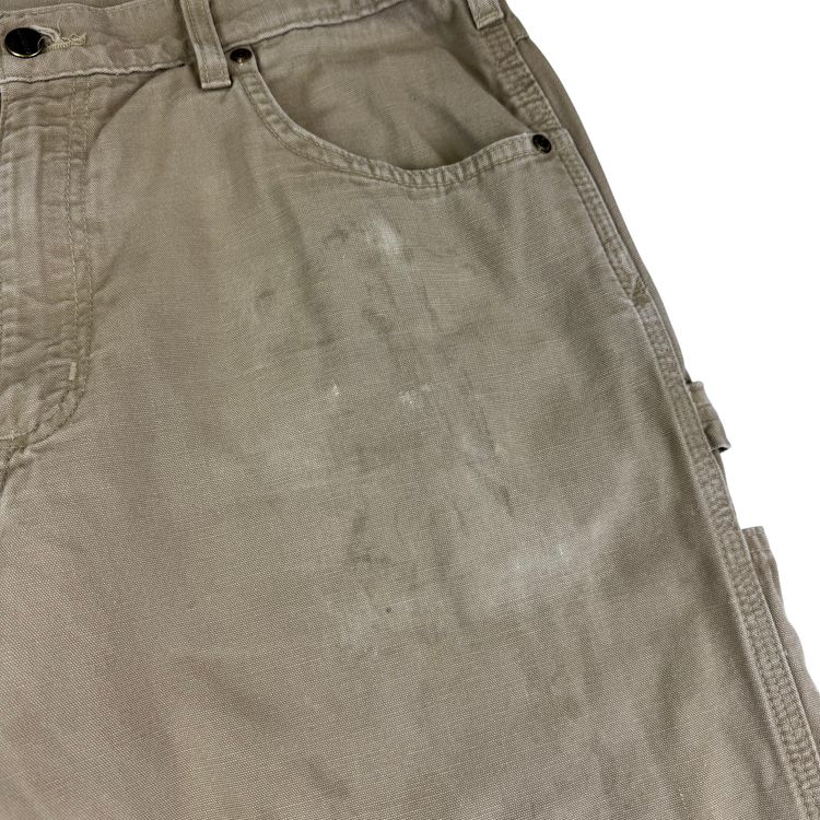 Immagine di Carhartt Carpenter Workwear Trousers Beige Brown 7