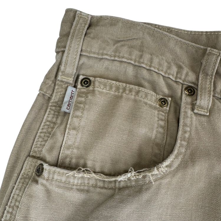 Immagine di Carhartt Carpenter Workwear Trousers Beige Brown 11