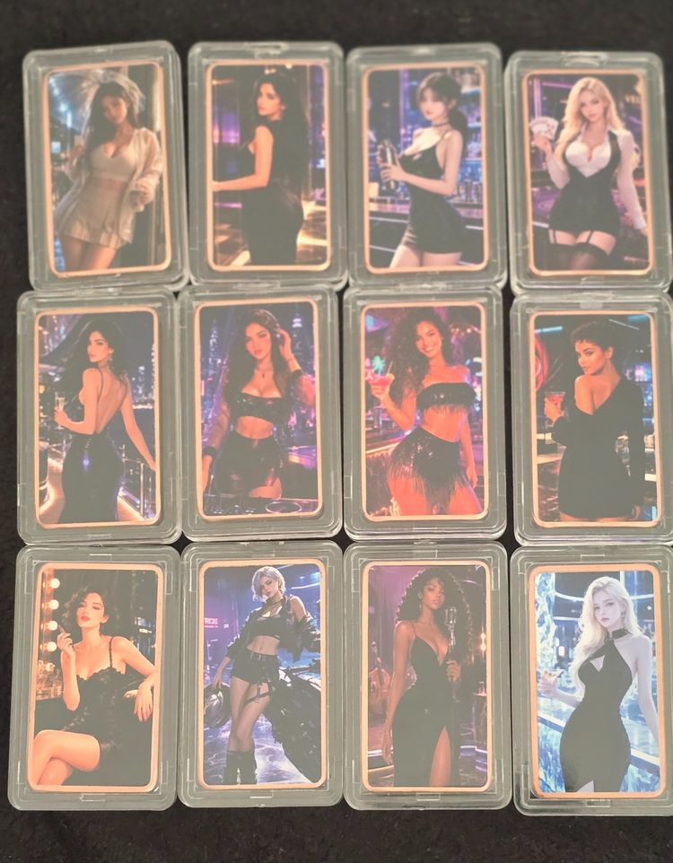 12 x 1oz copper Set Naughty  18+