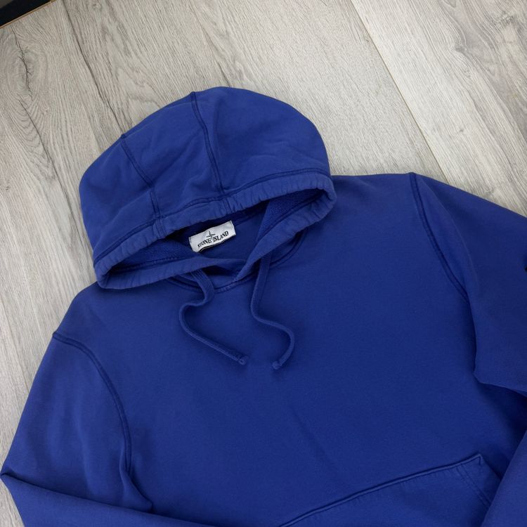 Stone Island Men’s Royal Blue Hoodie & Shorts Set - Large image 3