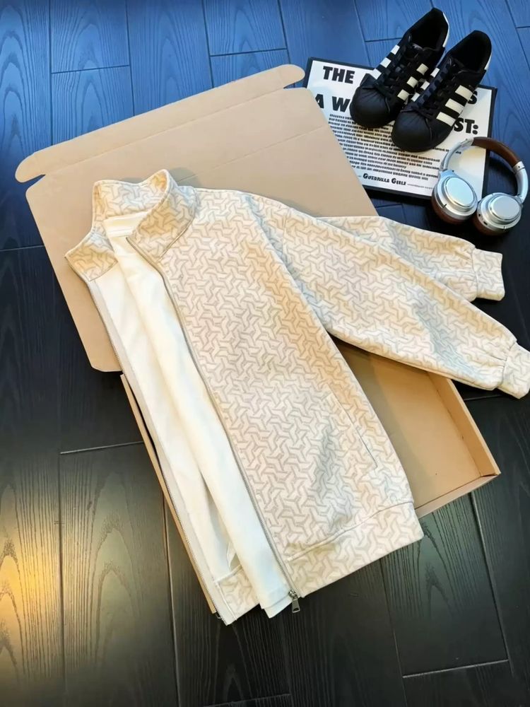 Patterned Zip-Up Jacket imagen 1