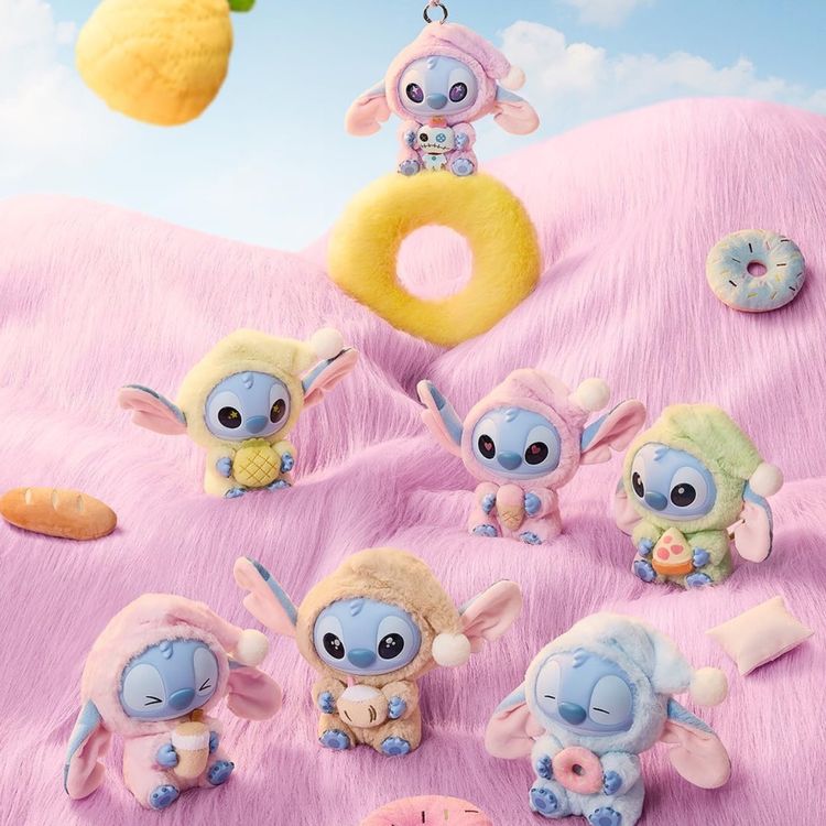 Official miniso Stitch vinyl plush toy surprise box 2