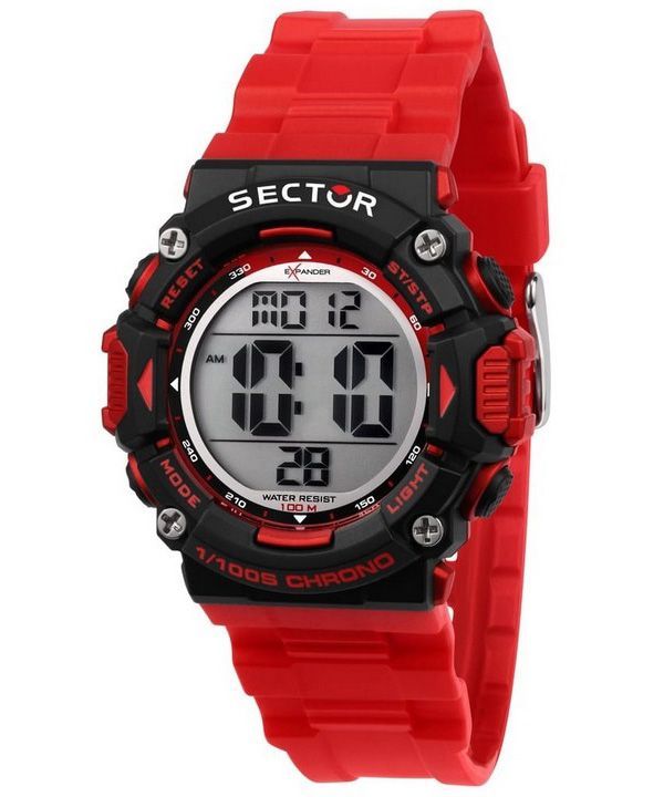 Sector EX-32 Digital Red Polyurethane Strap Quartz R3251544002 100M Mens Watch image 1