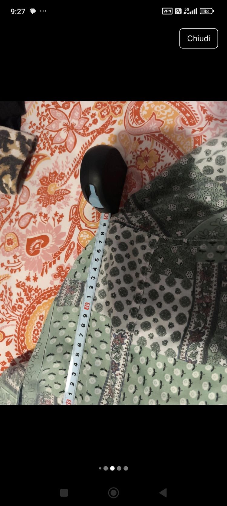 Immagine di Green Patterned Button-Up Shirt 7