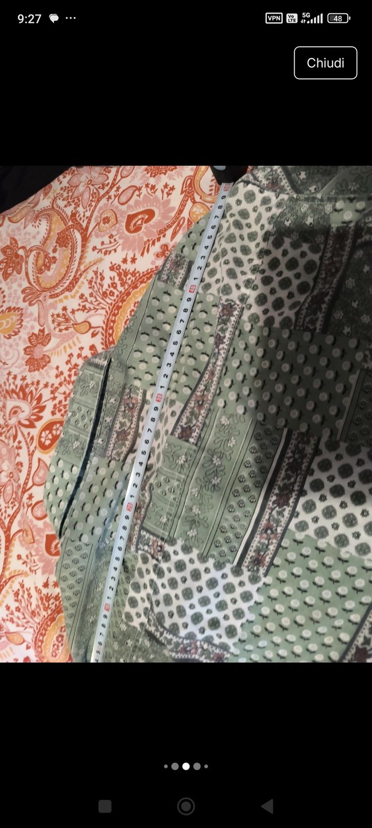 Immagine di Green Patterned Button-Up Shirt 6