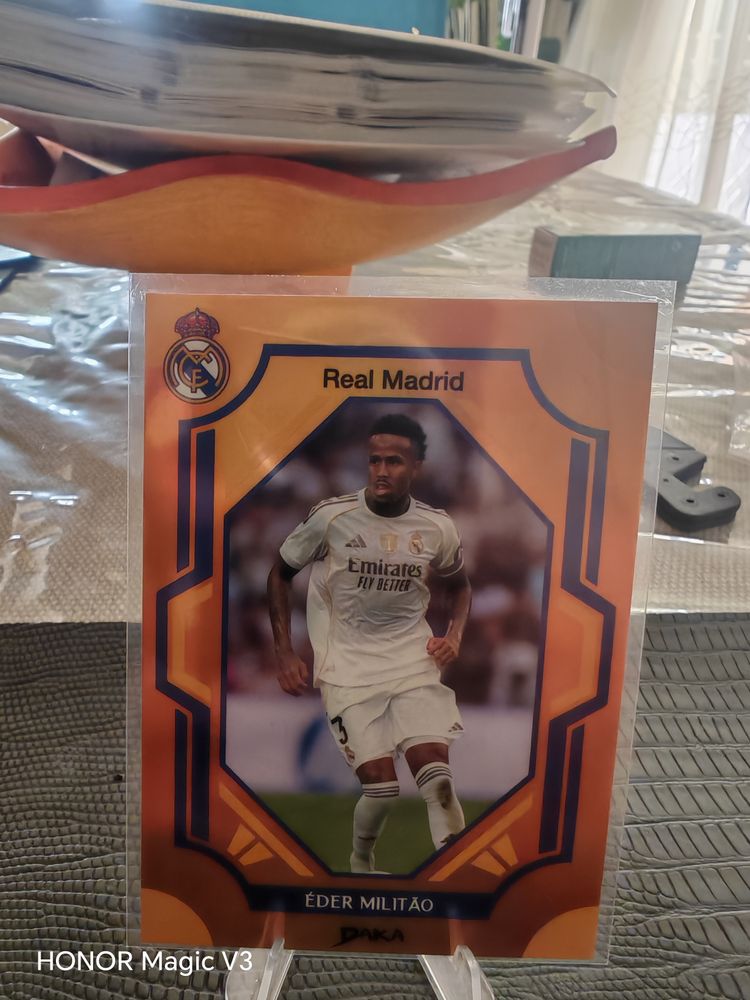 Daka Real Madrid Éder Militão Football Trading Card imagen del producto