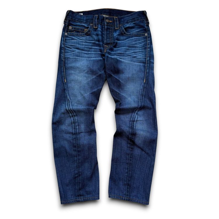 True religion 2000's twisted denim straight leg jeans (S)