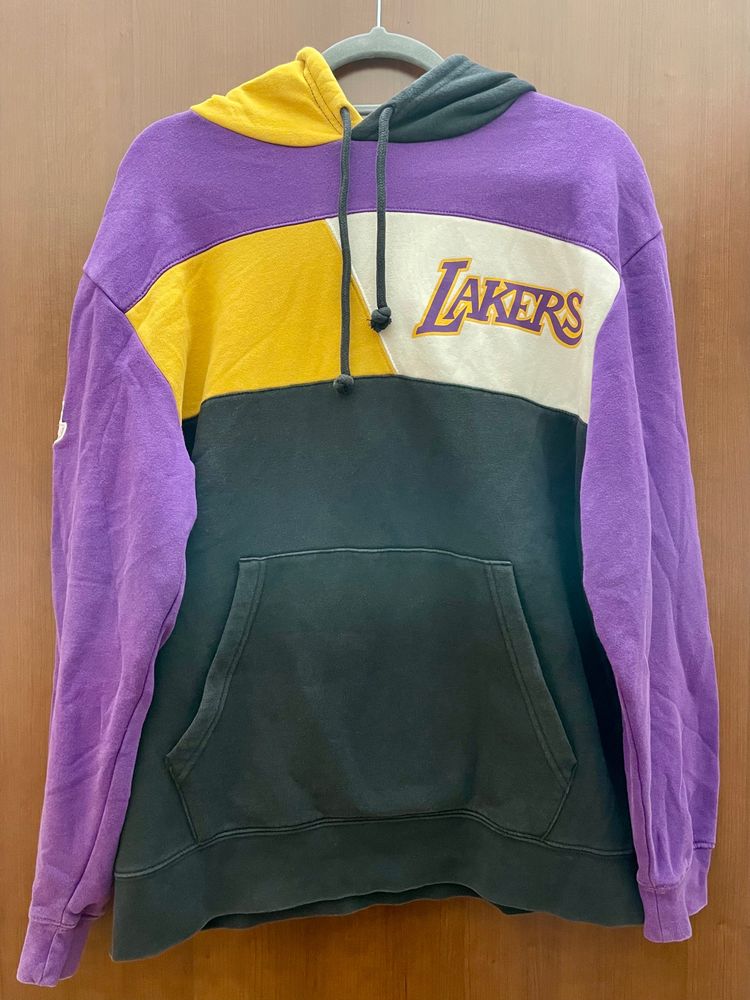 Mitchell & Ness Mitchell & Ness Los Angeles Lakers Colorblock Hoodie product image