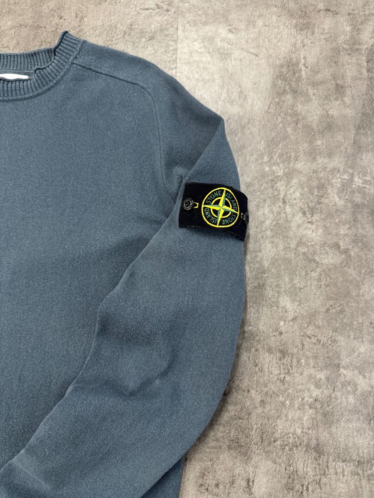 Stone Island Blue Crewneck Sweater image 2