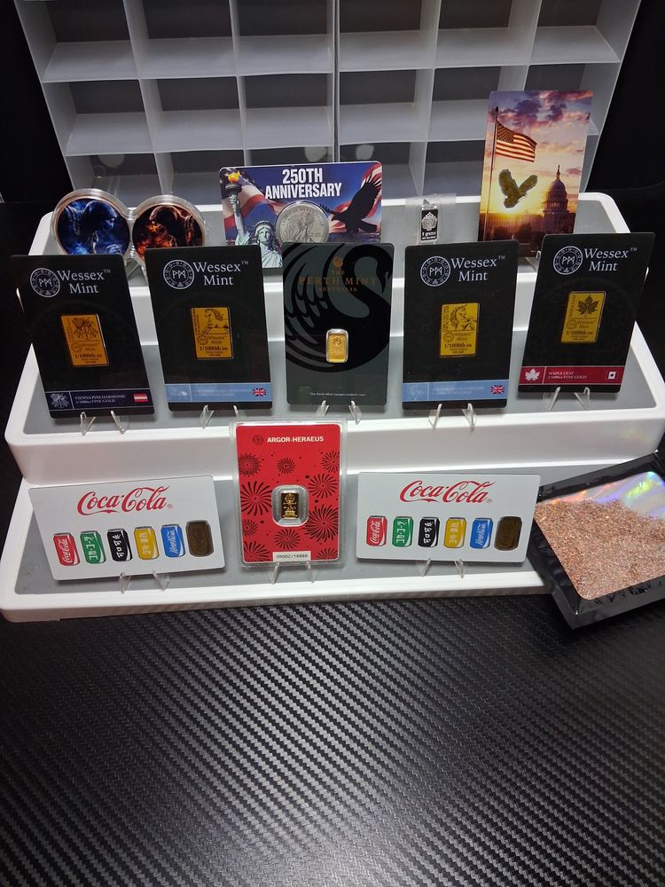 Wessex Mint Collectible Gold Bars And Coins
