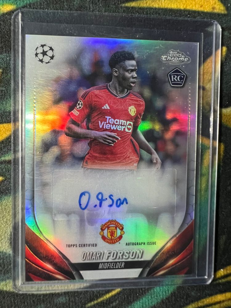Topps Topps Chrome Omari Forson Autographed Football Trading Card product image