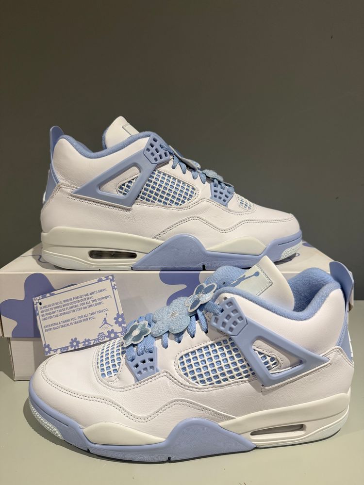 Jordan 4 Retro Forget Me Not UK 9.5 image 1
