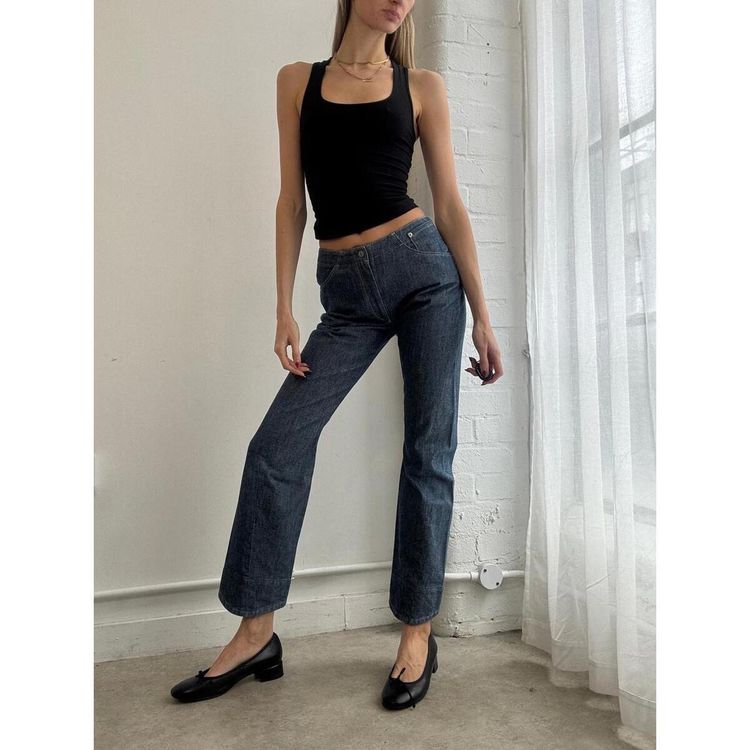 Levi’s engineered Dark Blue Straight-Leg Jeans obraz 3