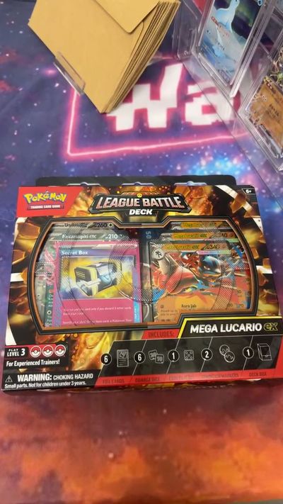 Pokemon Mega Lucario Ex League Battle Deck