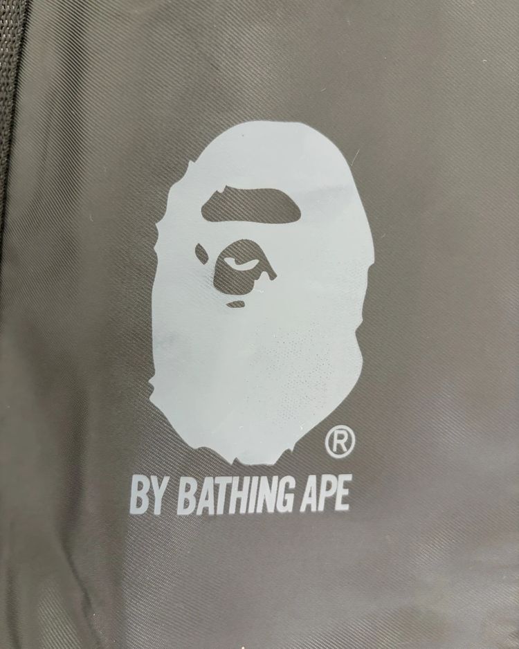 BAPE Black Nylon Tote Bag - (NEW) image 2