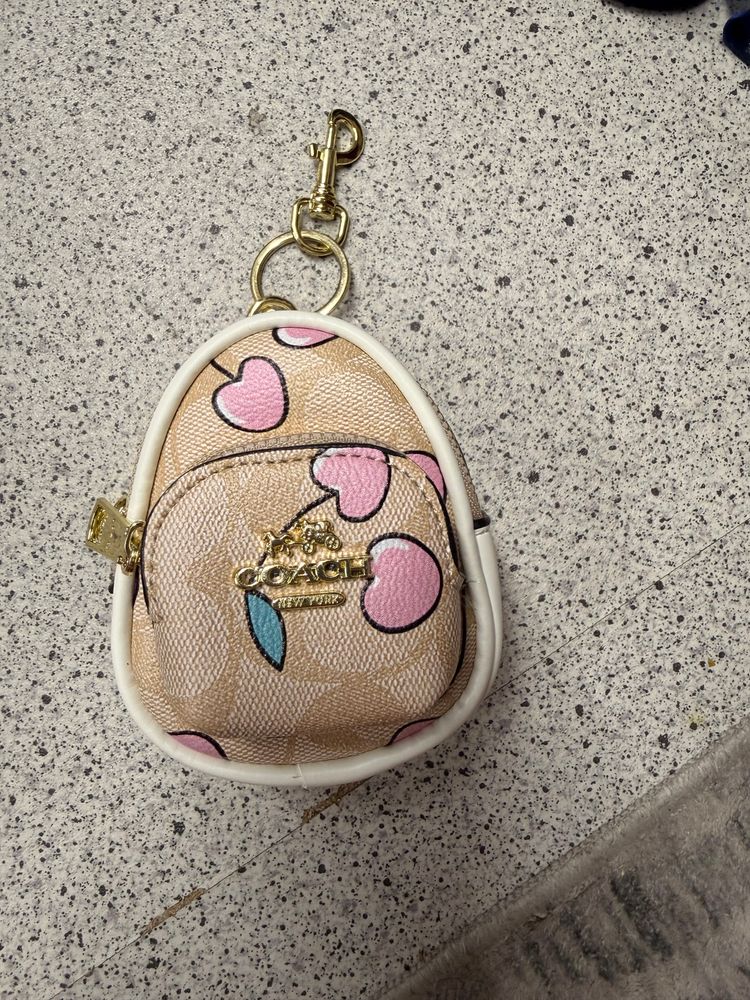 Coach Small Pouch Keychain