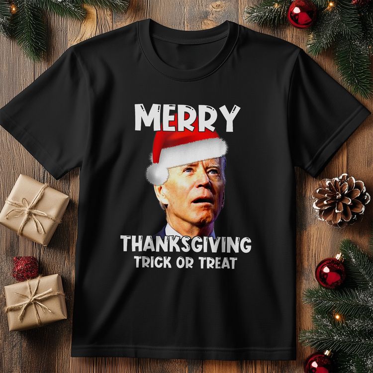 Joe Biden in Santa Hat Hilarious image 1