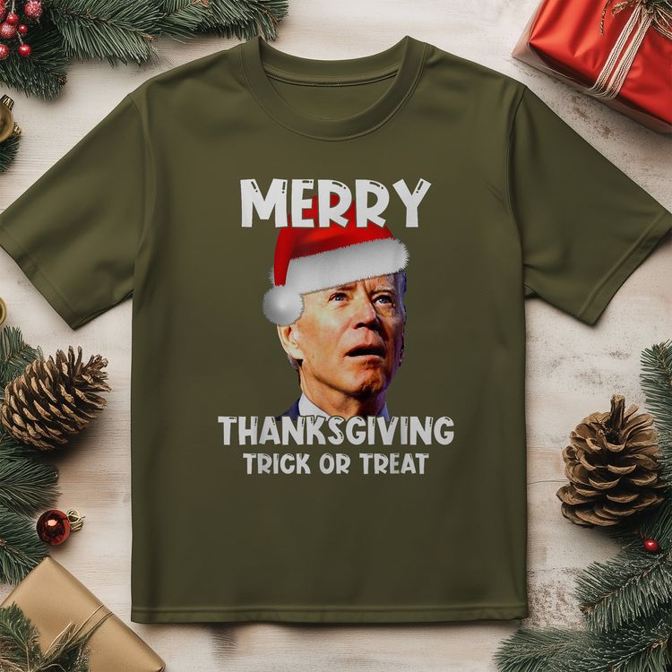 Joe Biden in Santa Hat Hilarious image 2