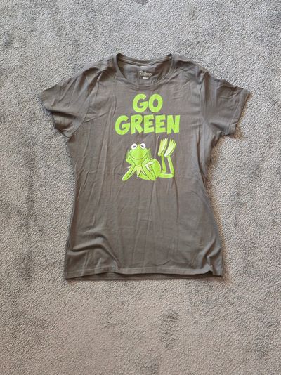 Disney Grey T-Shirt With Go Green Print