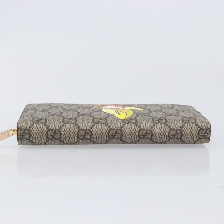 GUCCI GG Supreme BNF Collaboration Wallet PVC Beige Gold 701060 Auth 210620M - Jerrillo image 7