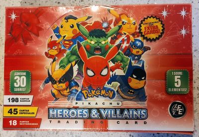Bobbie B 10 packs Heroes & Villains Trading Cards